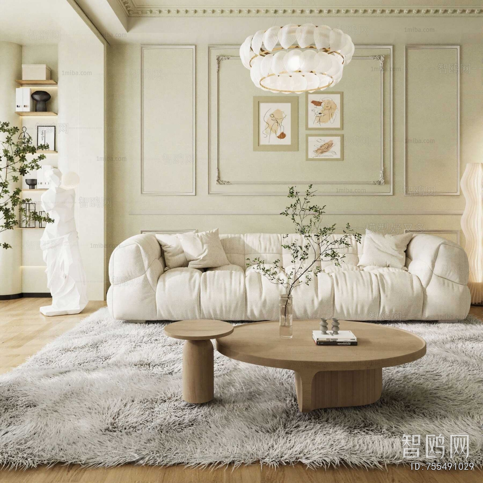 French Style A Living Room