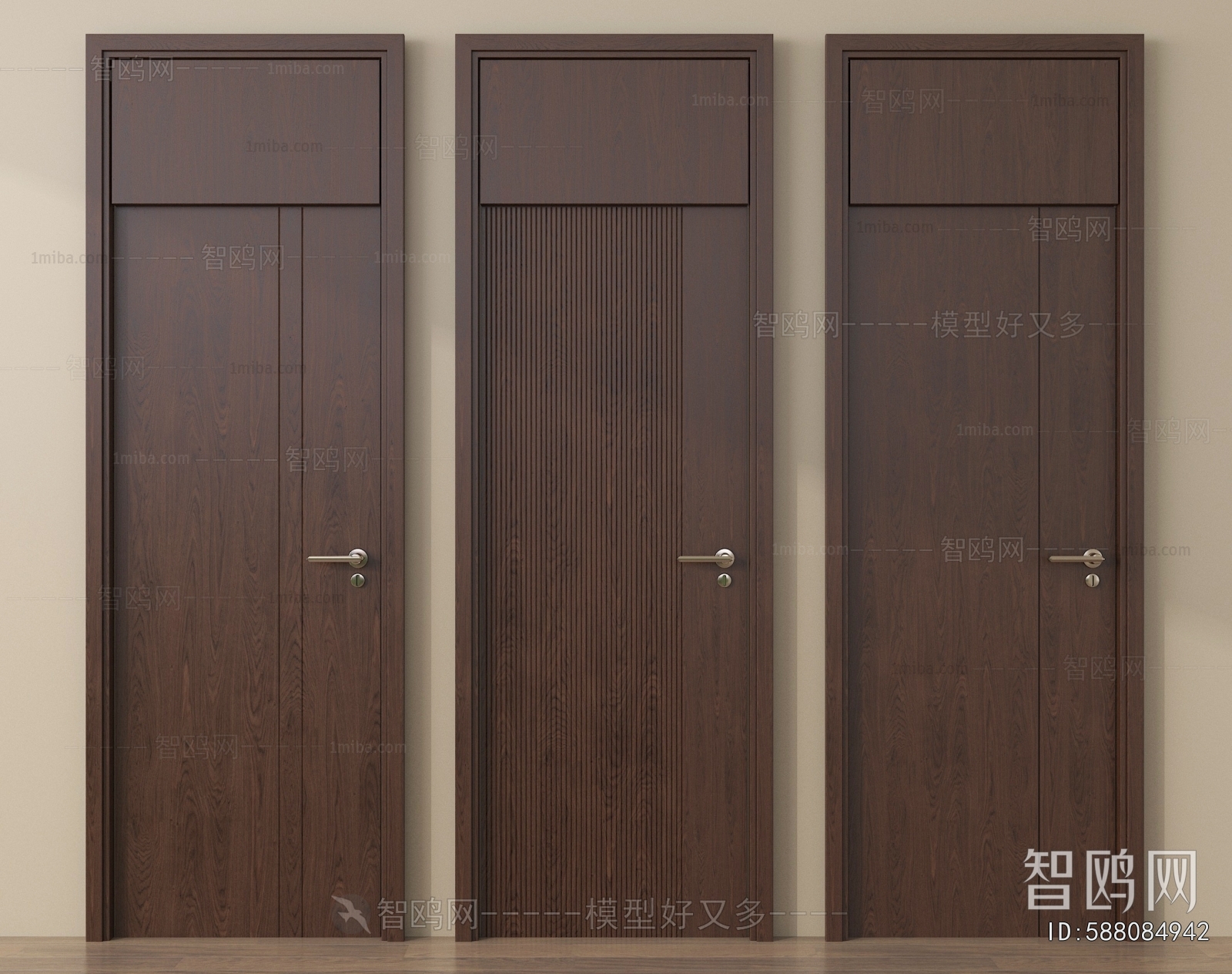 New Chinese Style Single Door