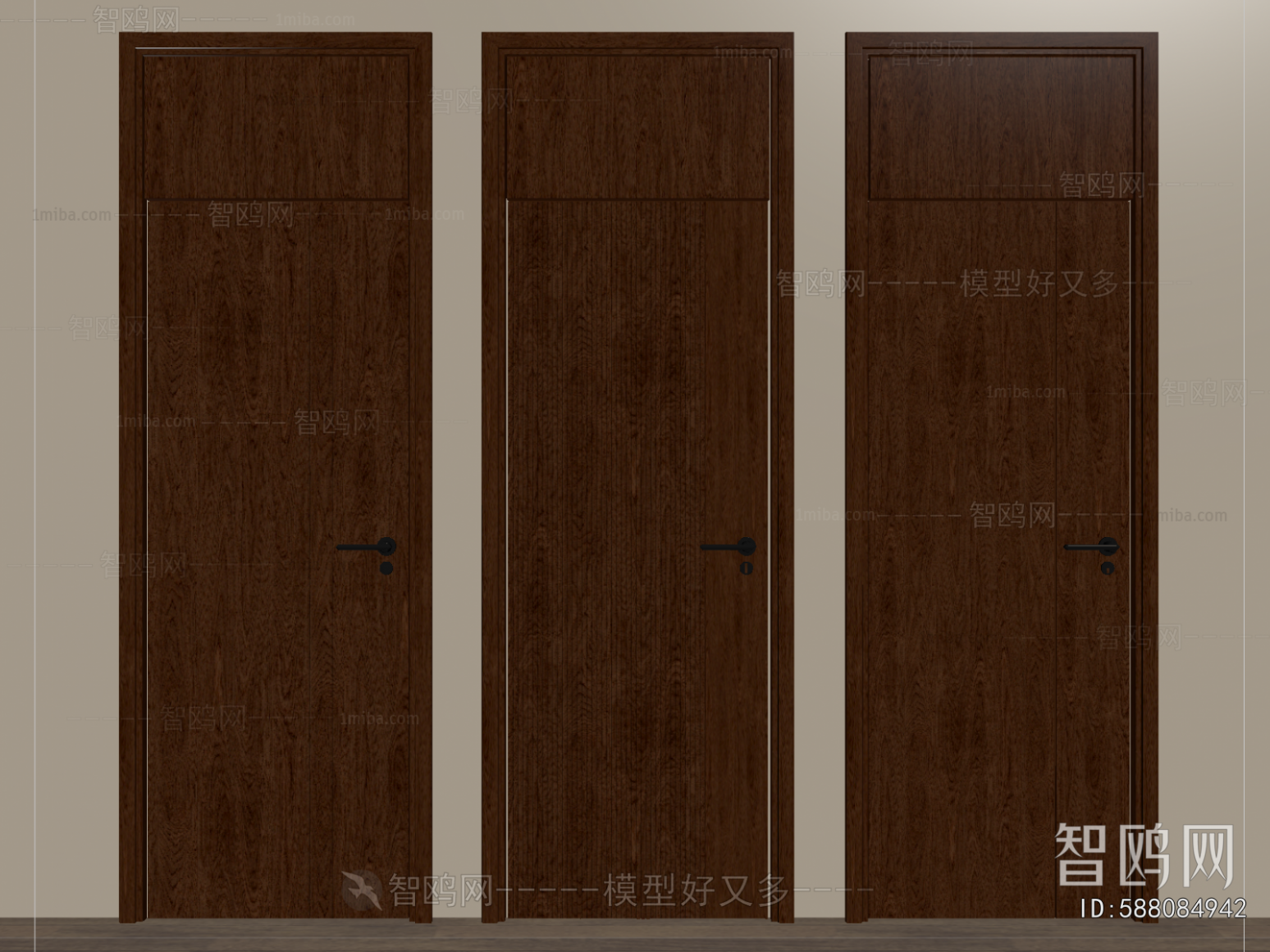 New Chinese Style Single Door