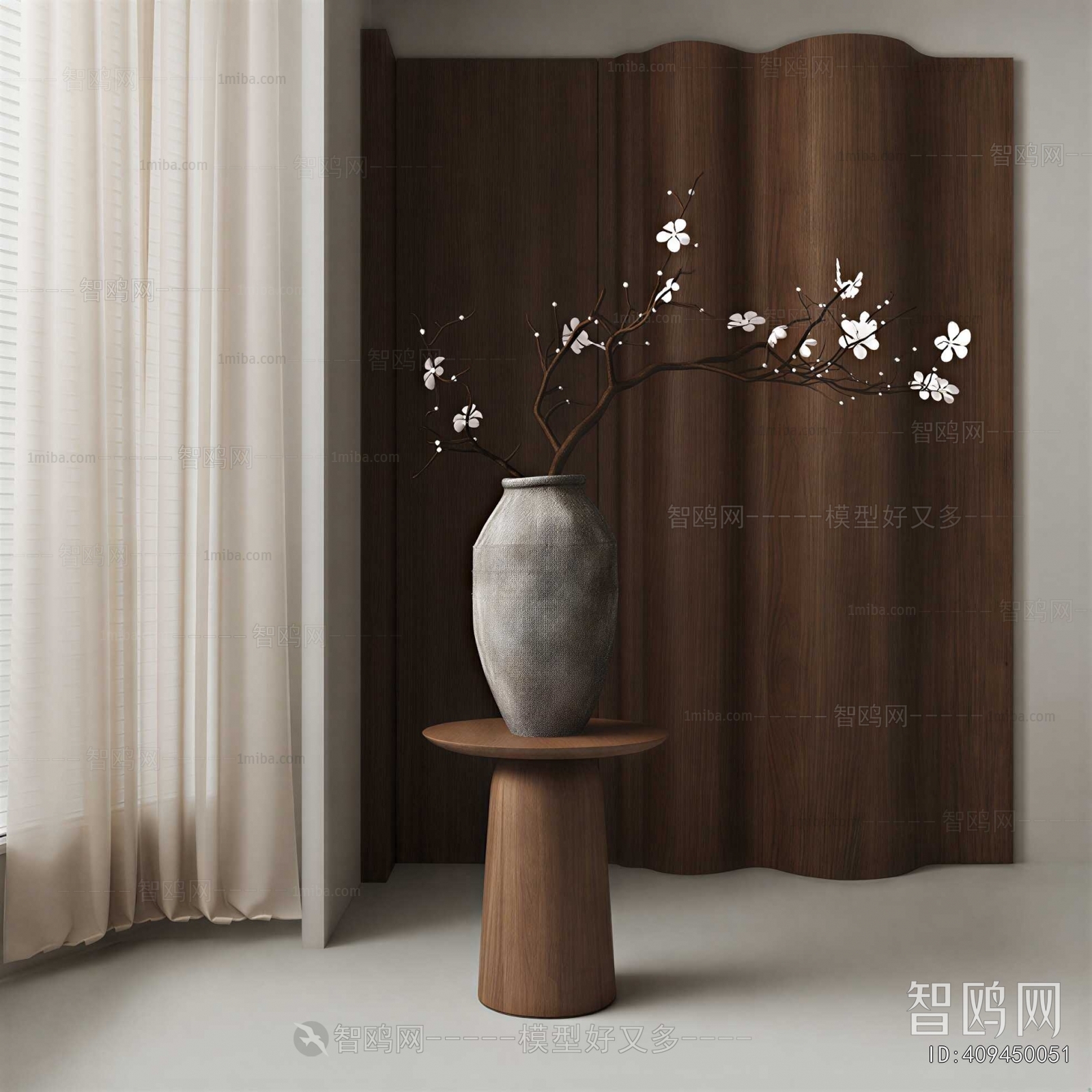 Wabi-sabi Style Dried Branch