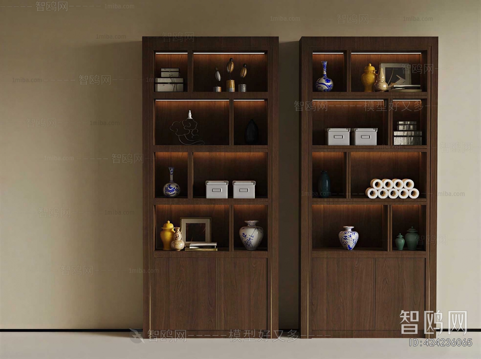 New Chinese Style Decorative Cabinet