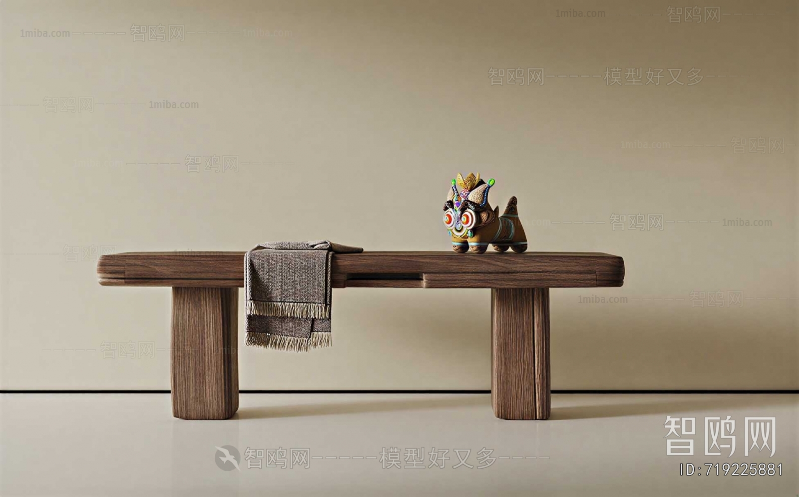 Wabi-sabi Style Stool For Changing Shoes