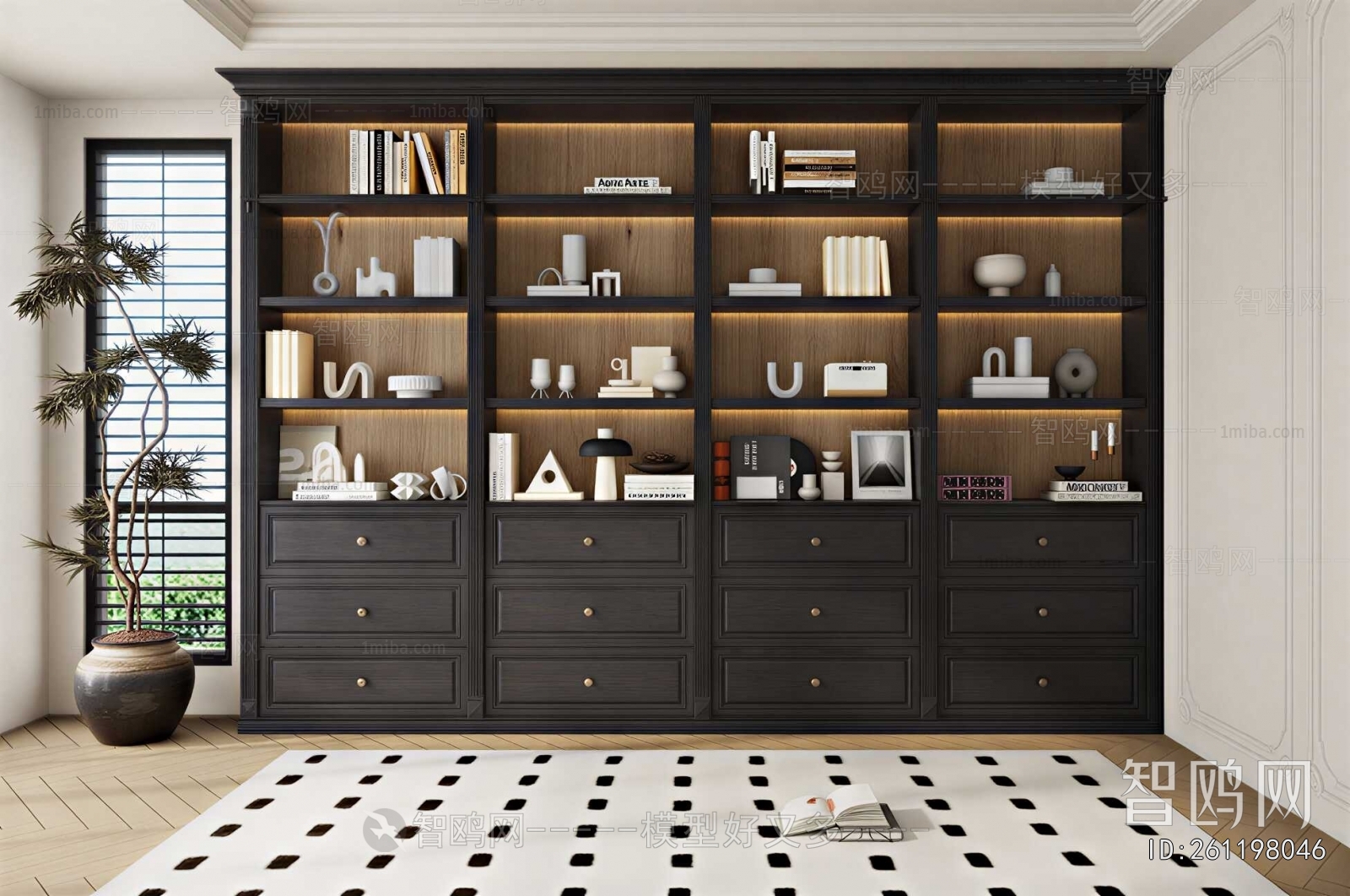 American Style Bookcase