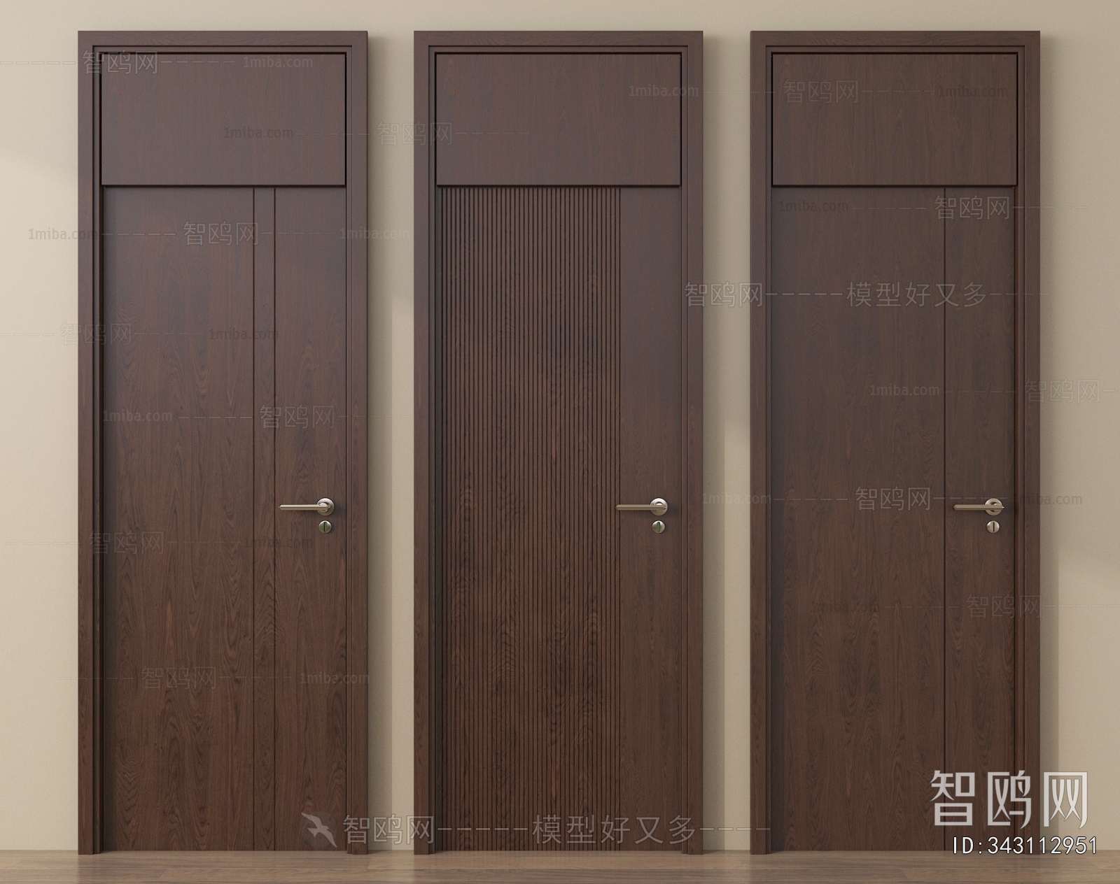 New Chinese Style Single Door