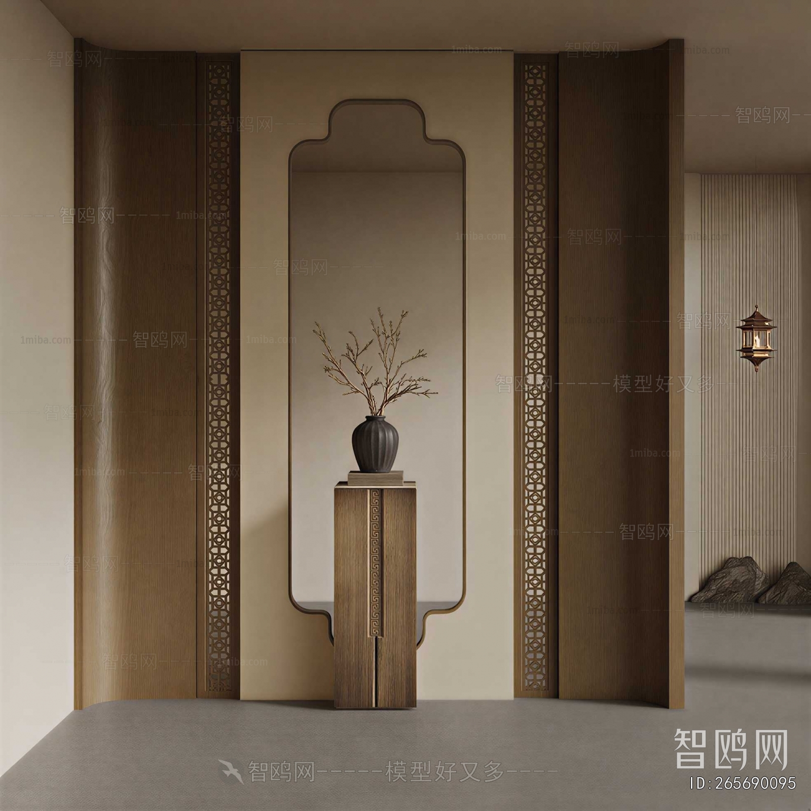 New Chinese Style Hallway