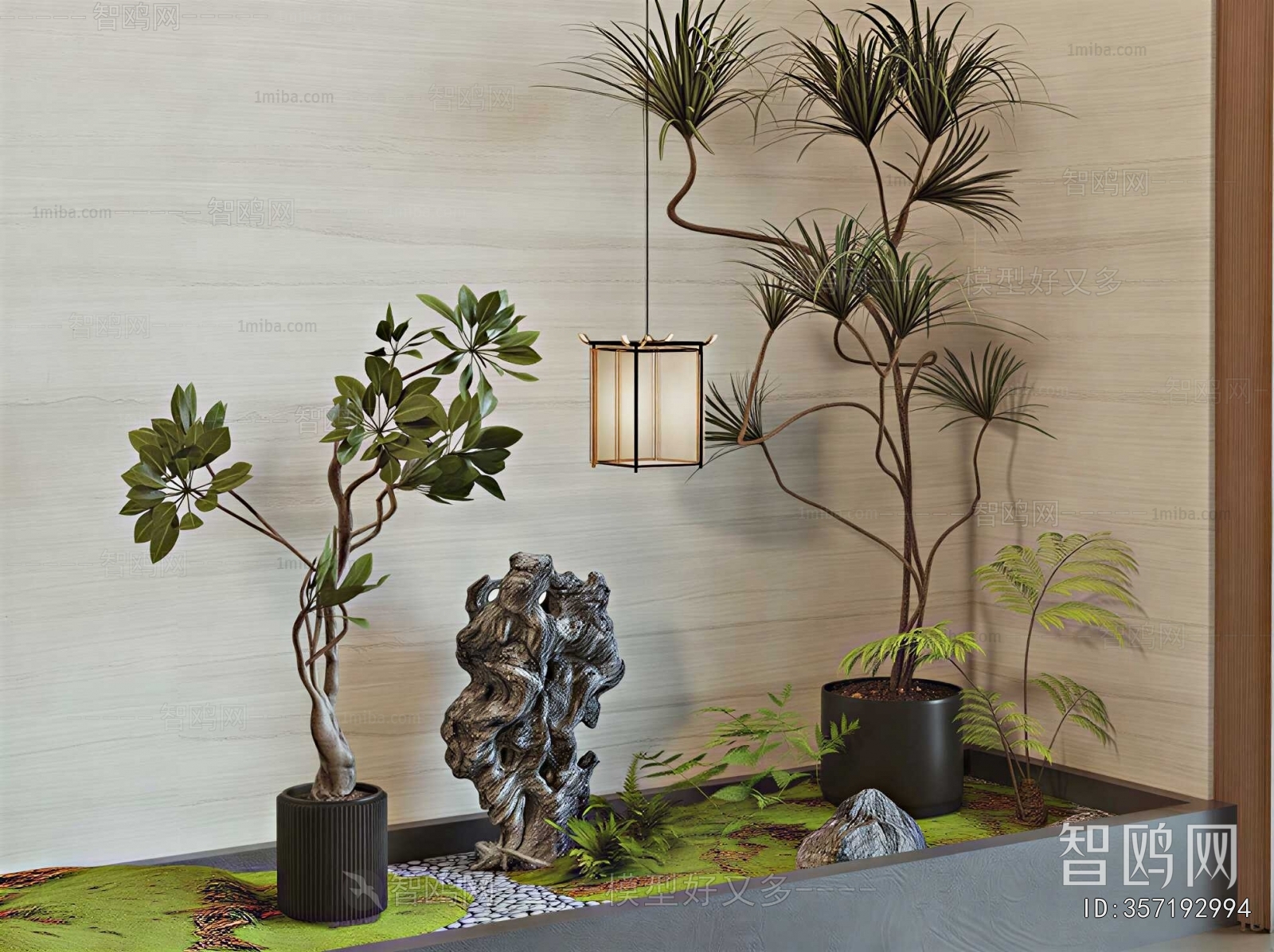 New Chinese Style Plant Landscaping