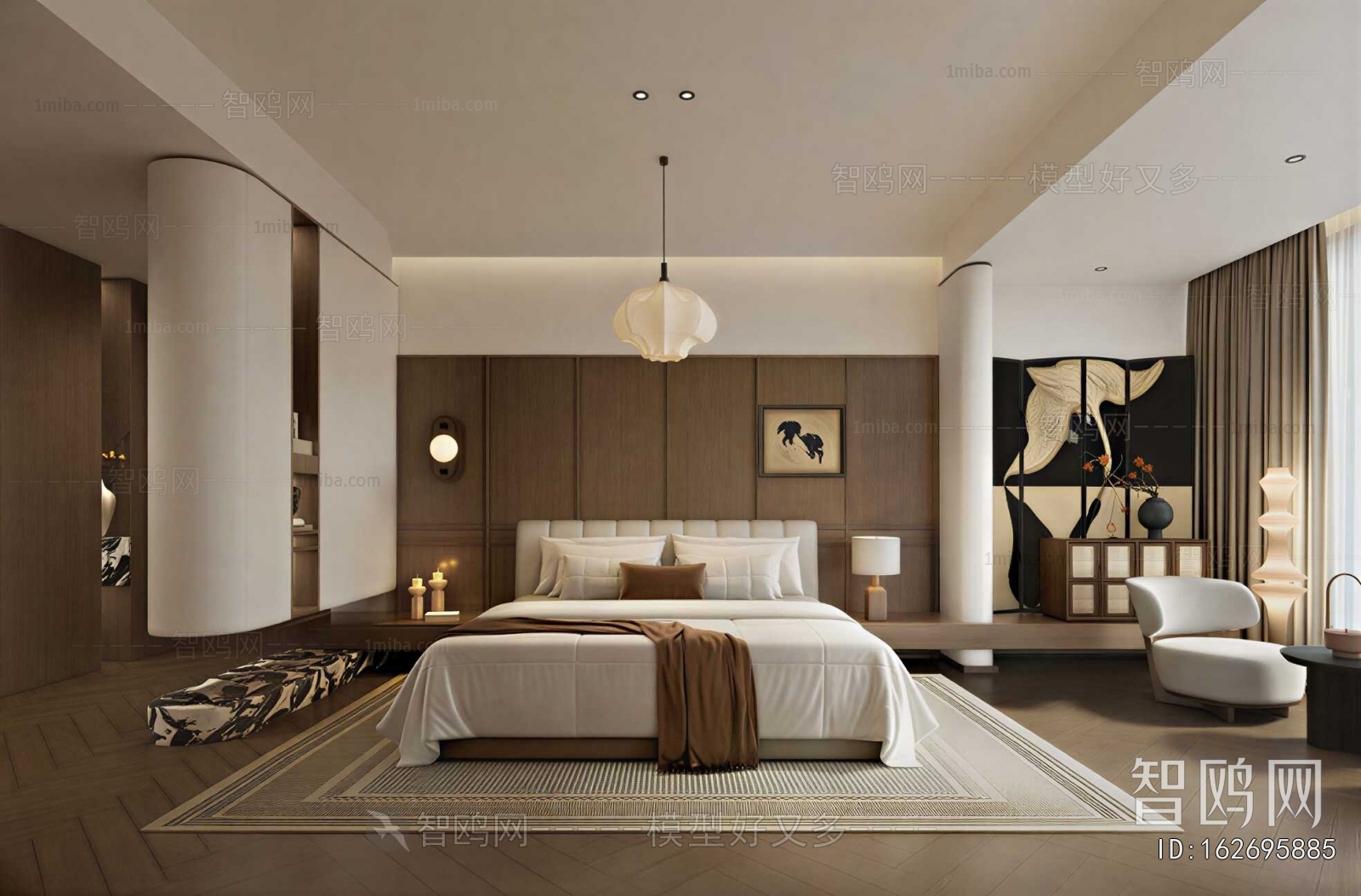 Wabi-sabi Style Bedroom