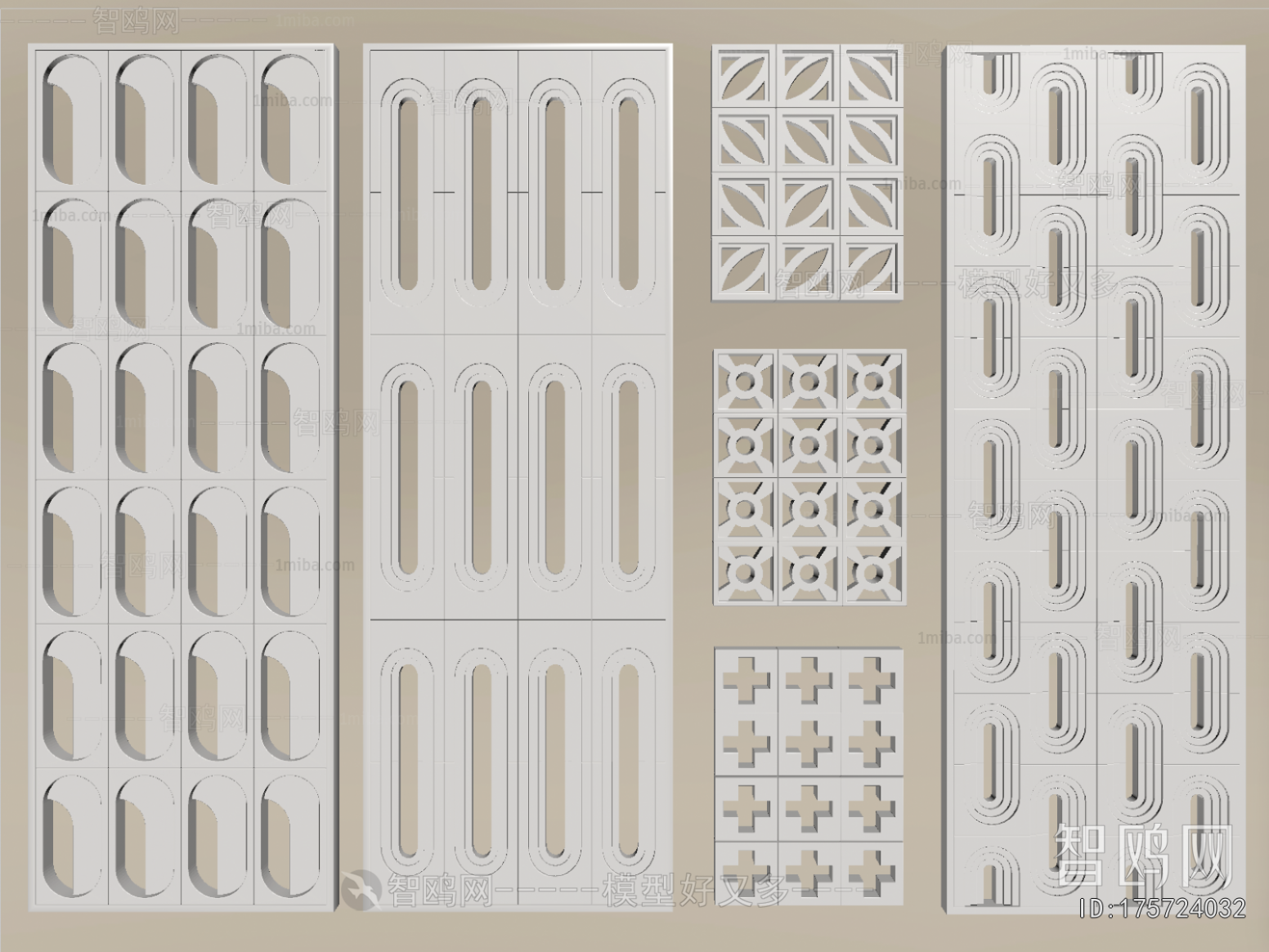 Modern Cement Brick Screen Partition