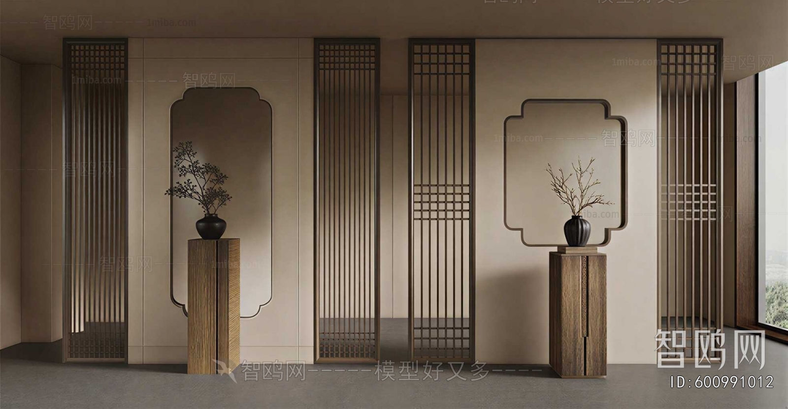 New Chinese Style Hallway