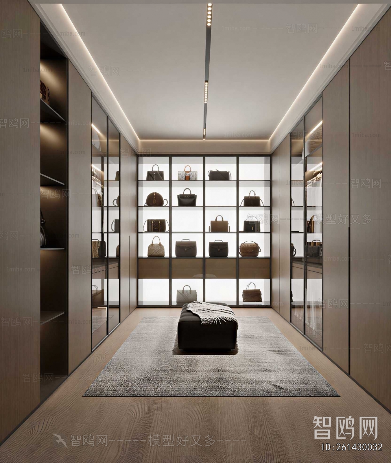 Modern Clothes Storage Area