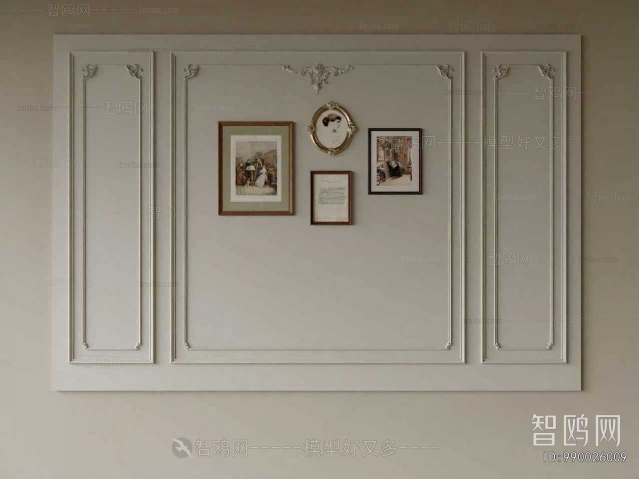 French Style TV Wall