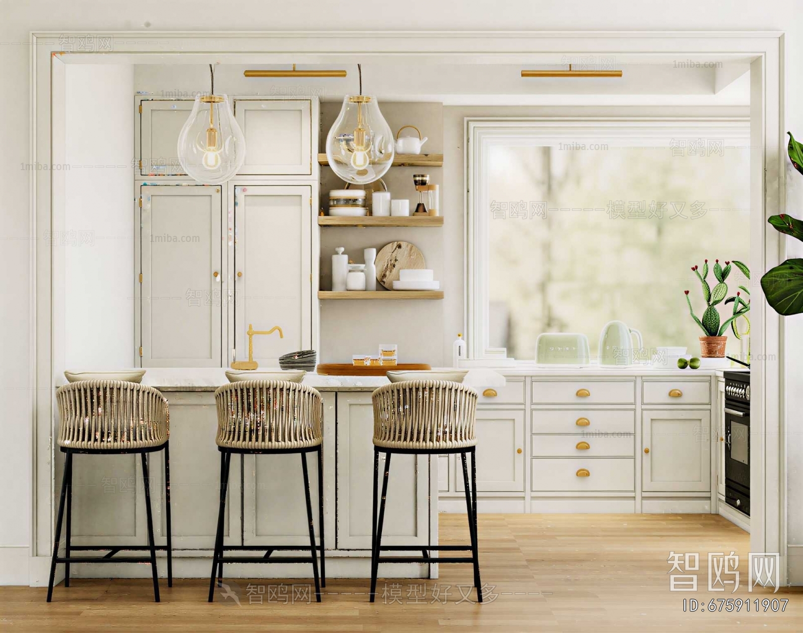 American Style Open Kitchen