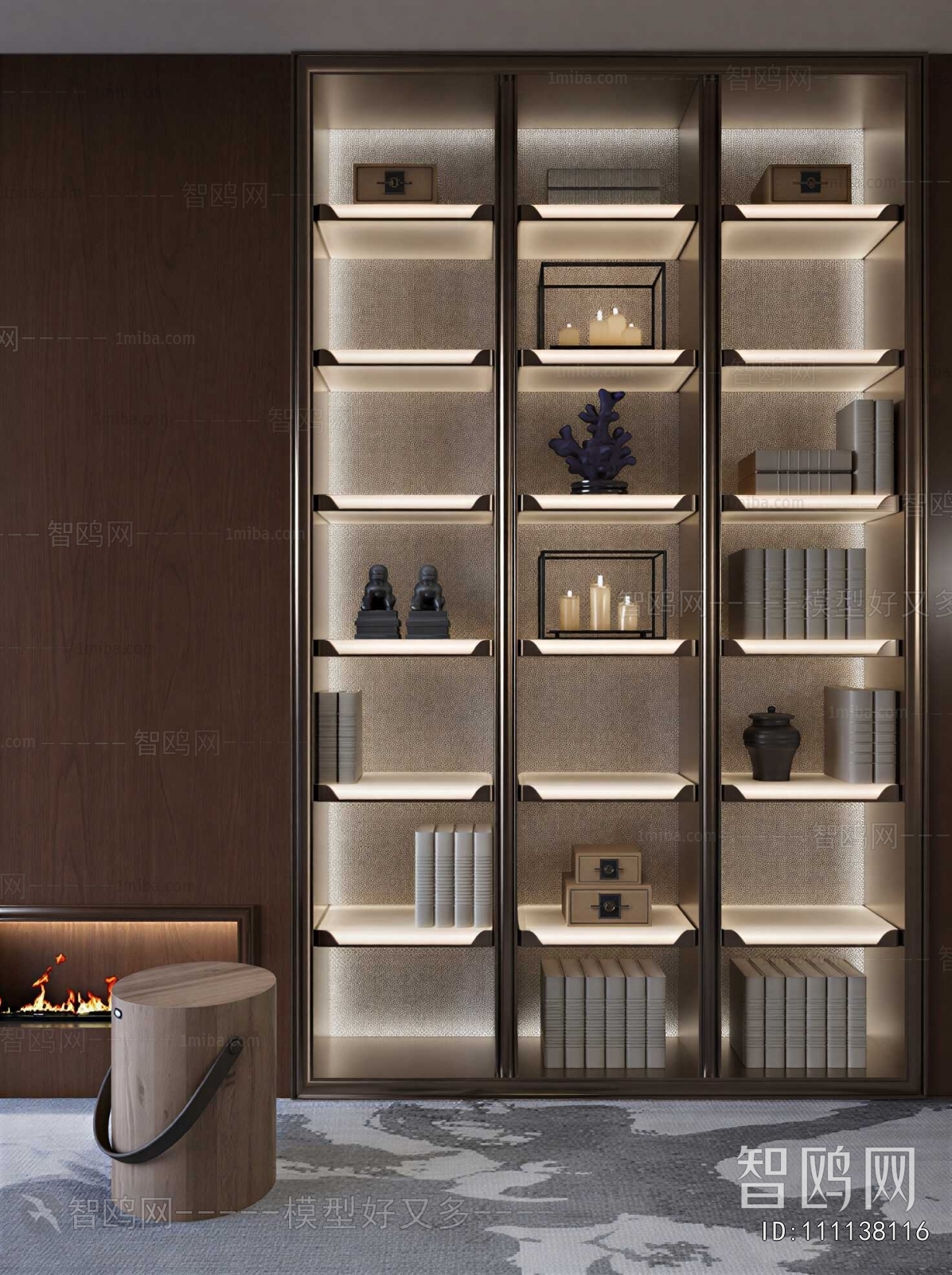 New Chinese Style Bookcase