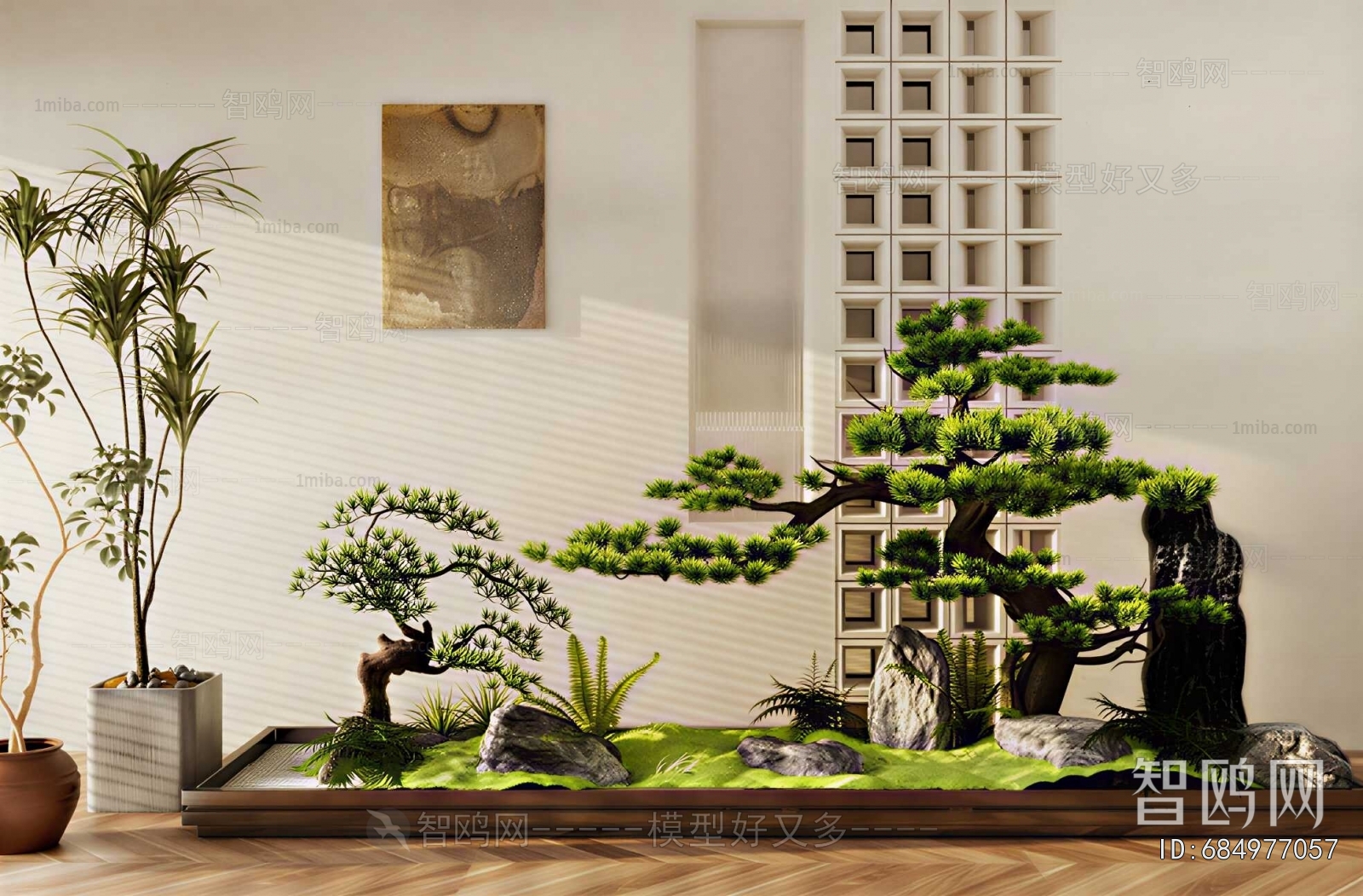 New Chinese Style Plant Landscaping
