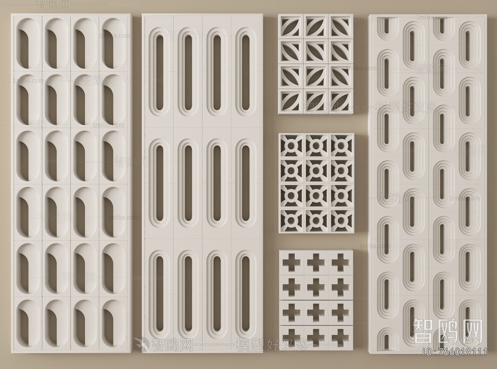 Modern Cement Brick Screen Partition