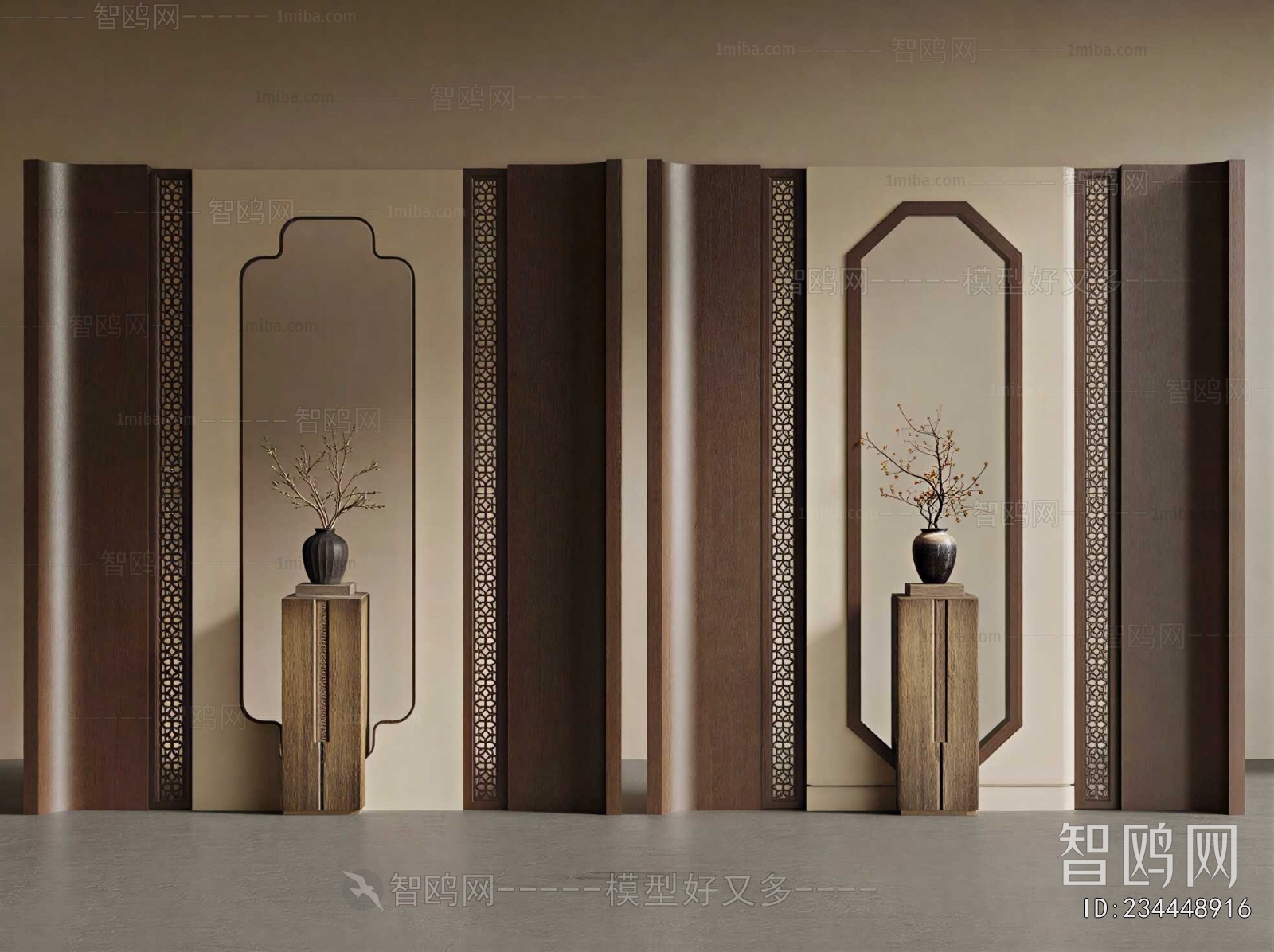 New Chinese Style Hallway