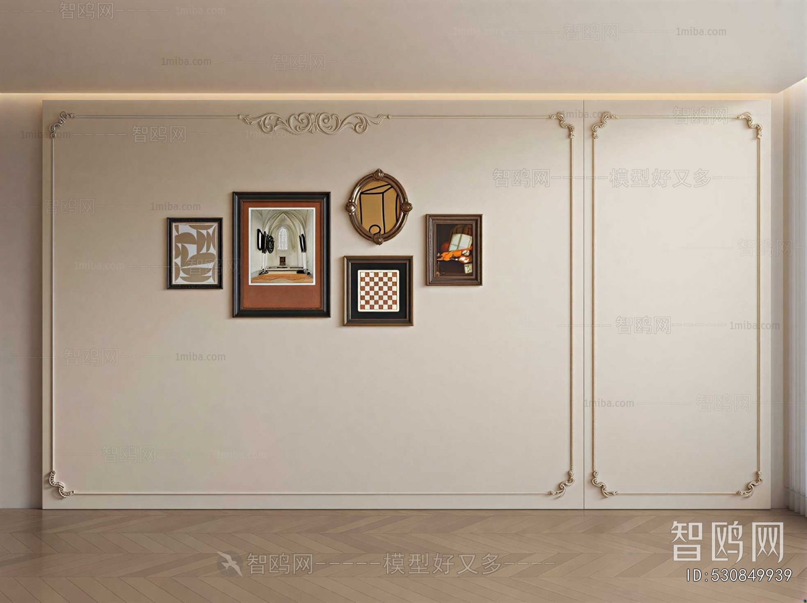 French Style TV Wall