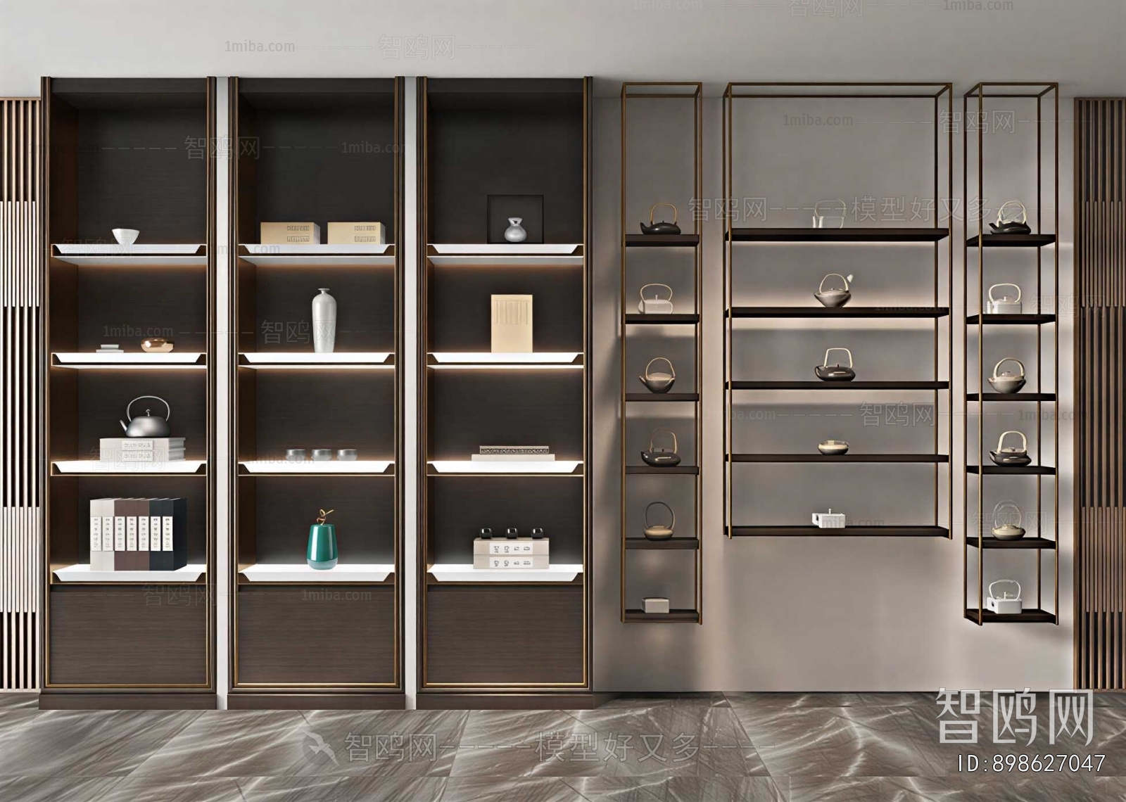 New Chinese Style Decorative Cabinet