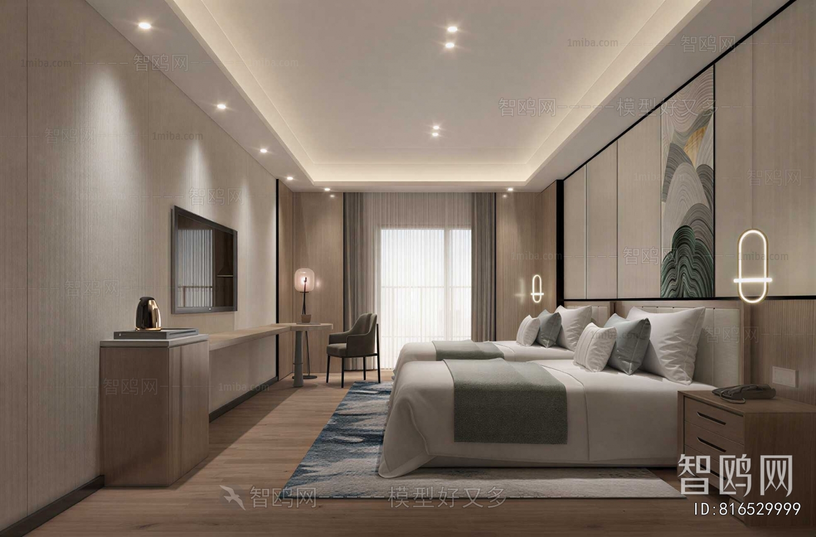 New Chinese Style Guest Room