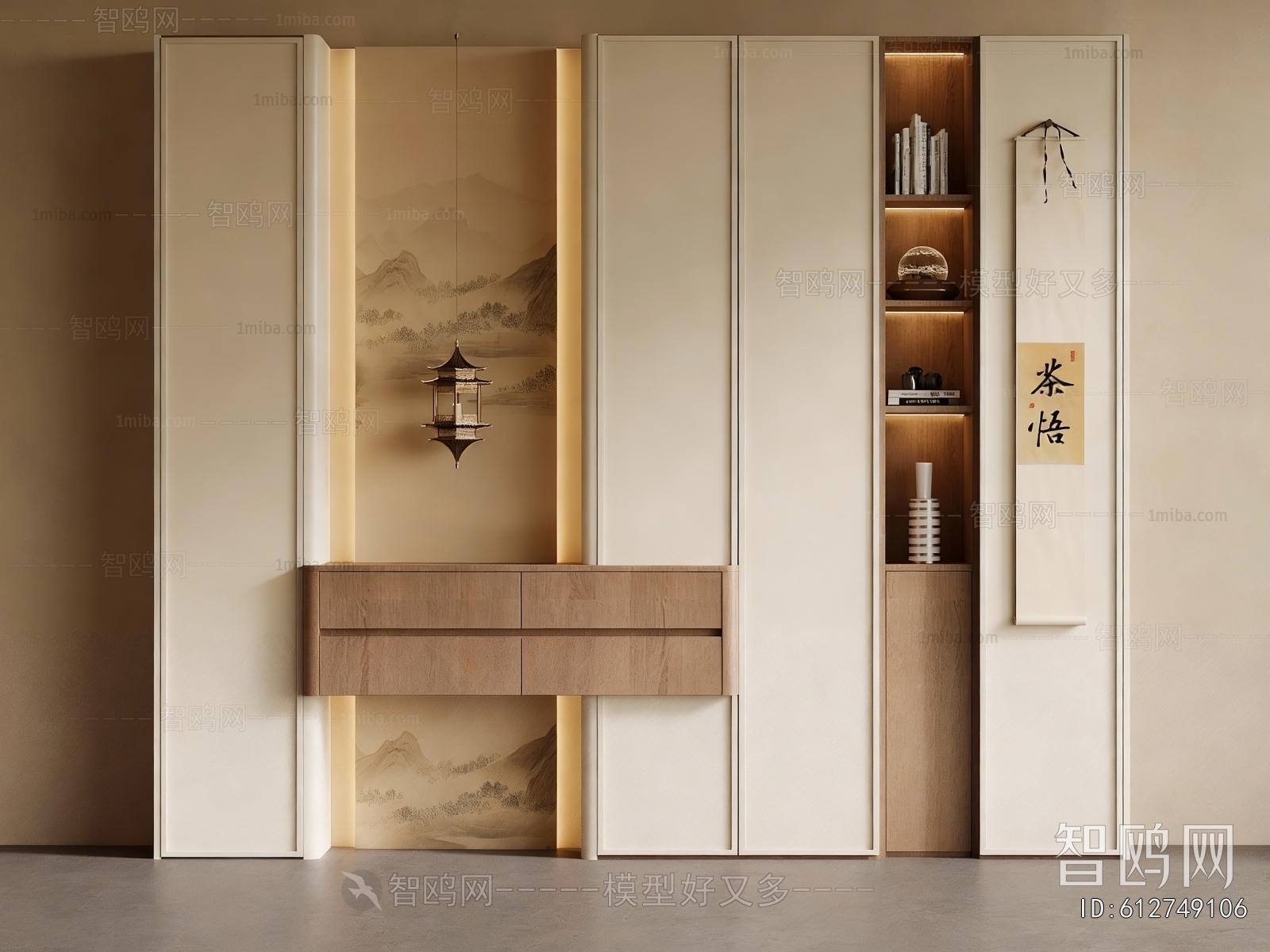 New Chinese Style Hallway