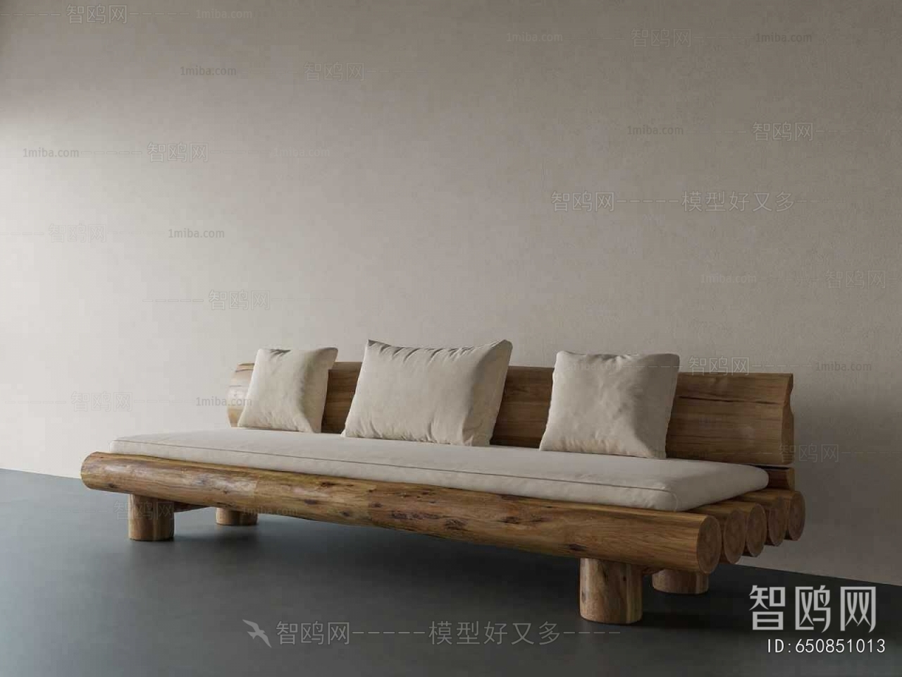 Wabi-sabi Style Lounge Chair