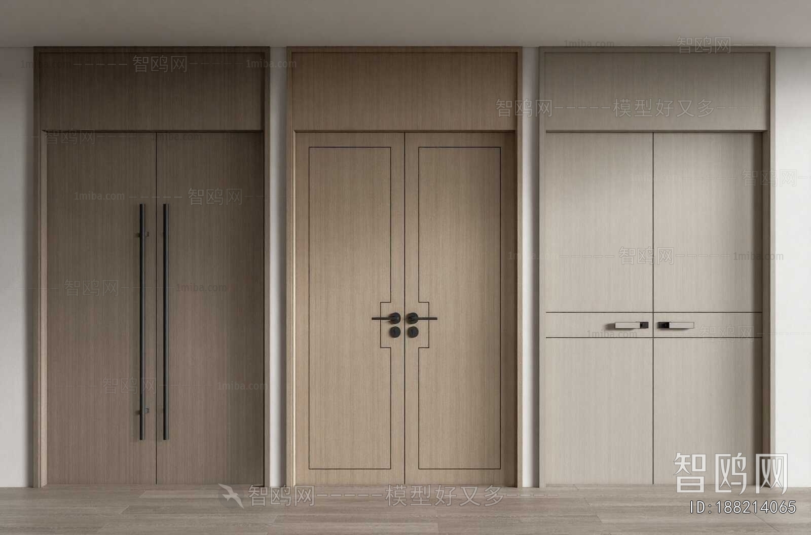 New Chinese Style Double Door