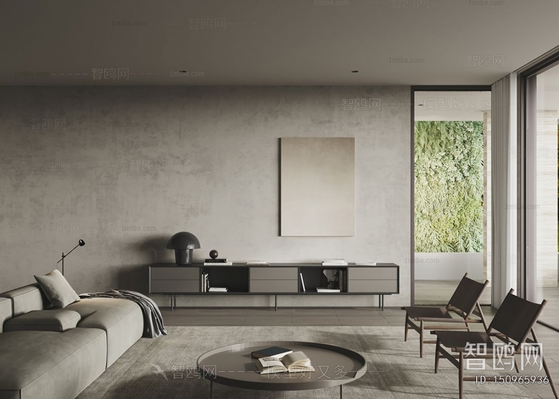 Wabi-sabi Style A Living Room