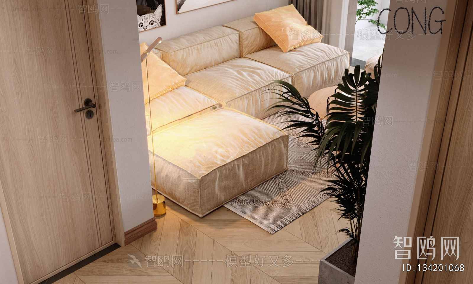 Nordic Style A Living Room