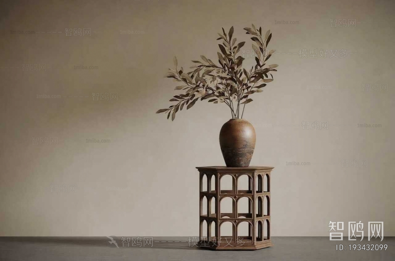 Wabi-sabi Style Dried Branch