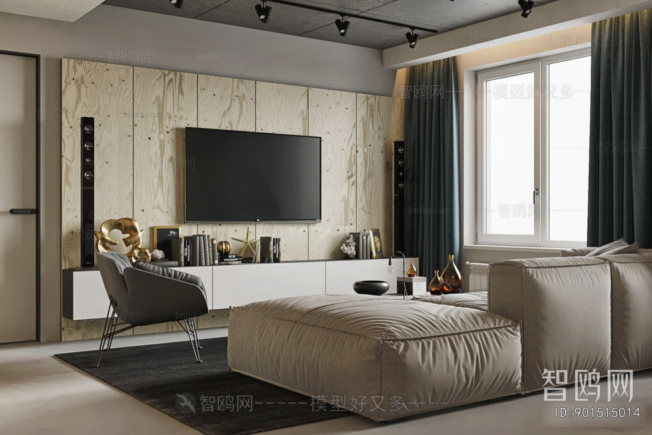 Industrial Style A Living Room