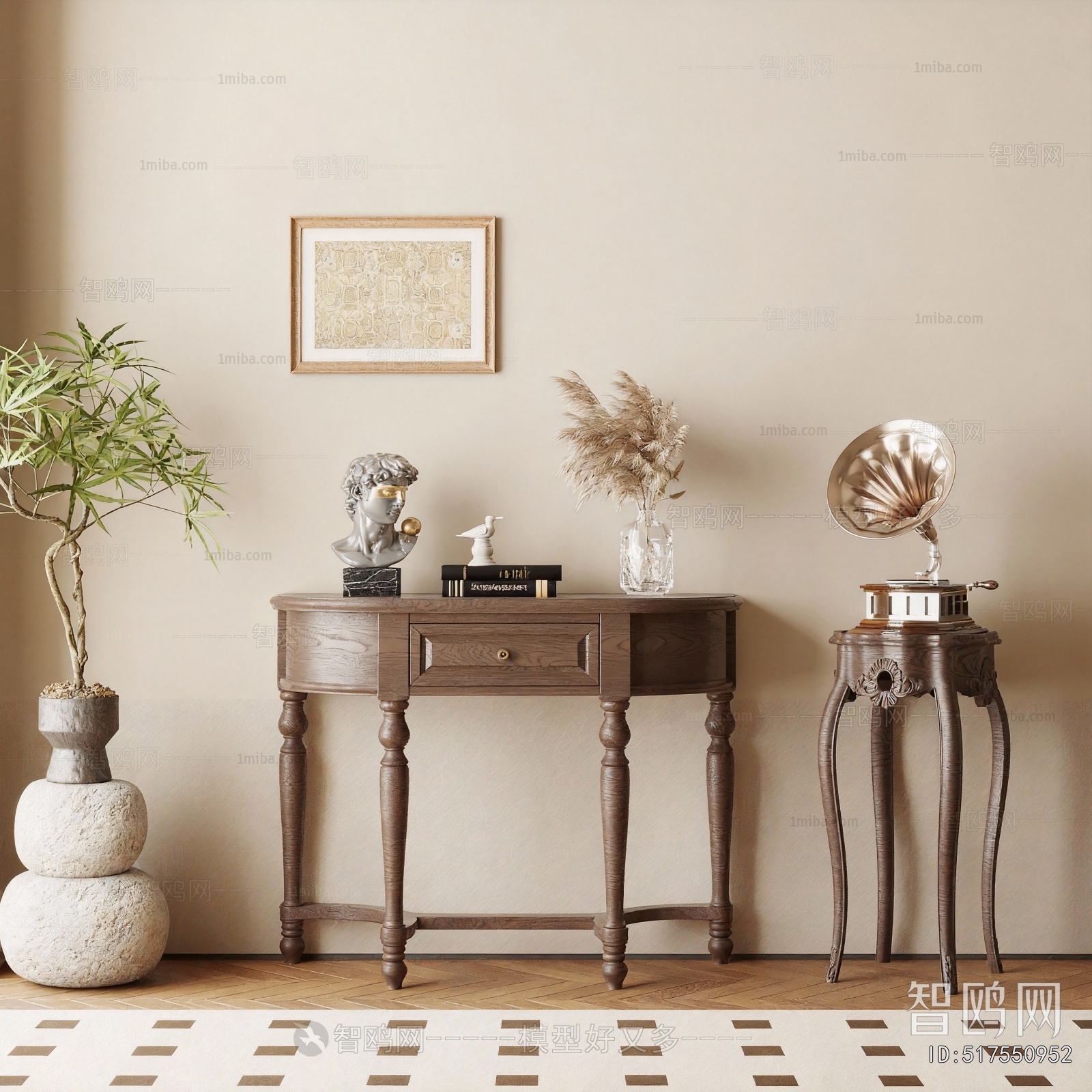 American Style Entrance Cabinet