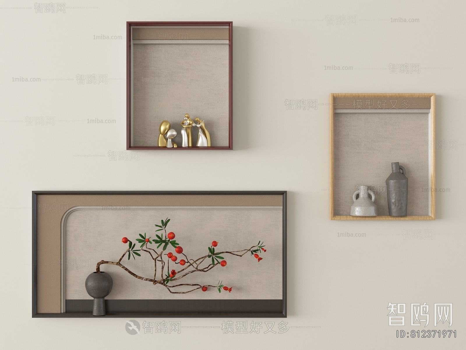 Wabi-sabi Style Wall Decoration