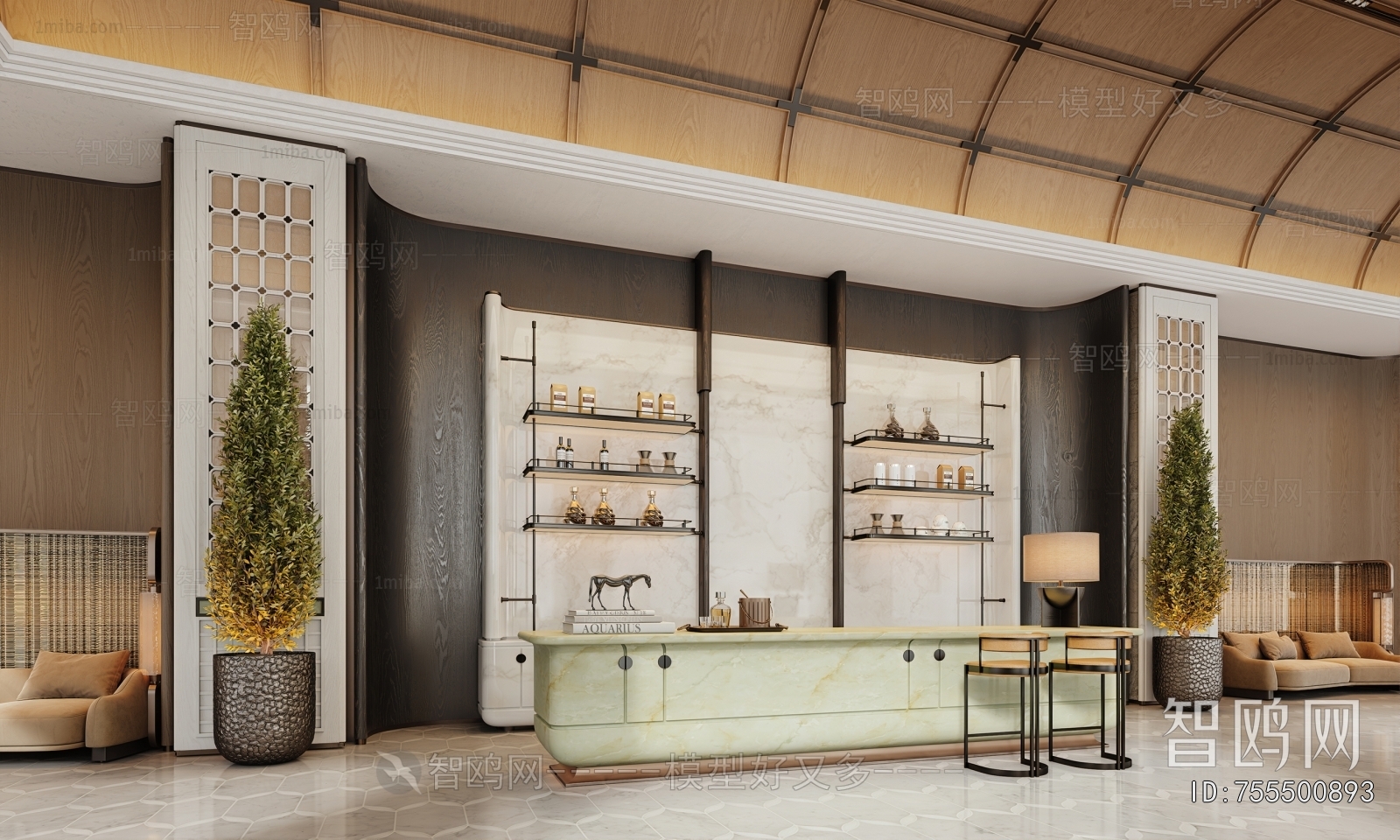 Modern Real Estate Sales Office