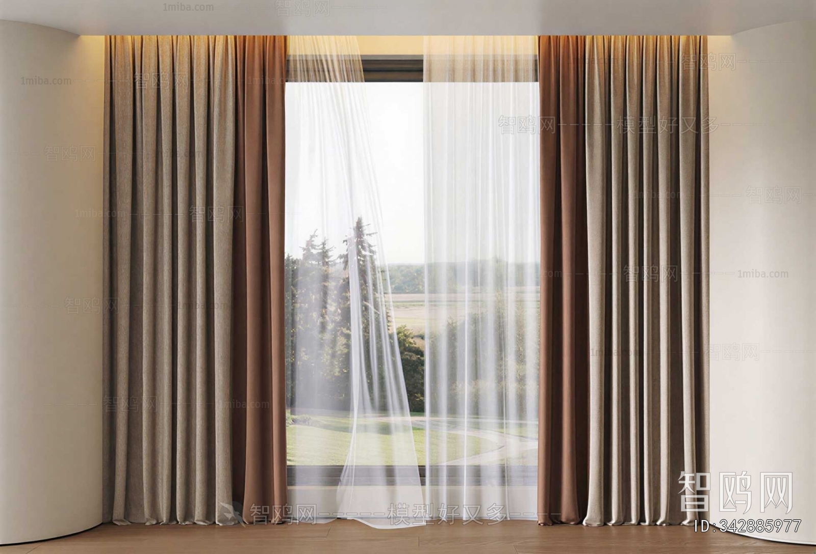 Modern The Curtain