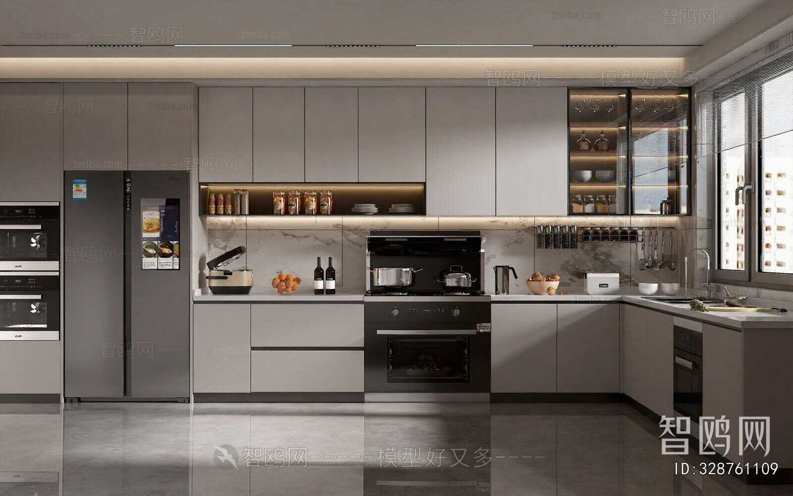 Modern The Kitchen