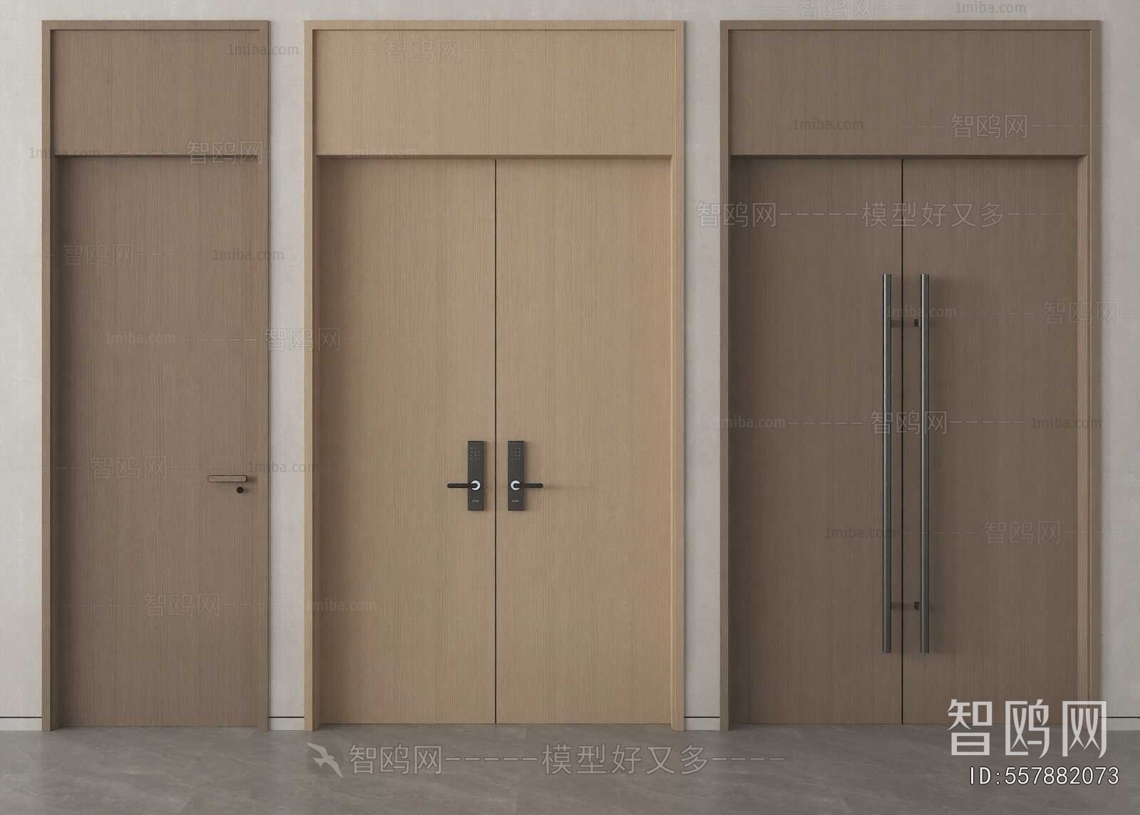 Modern Double Door