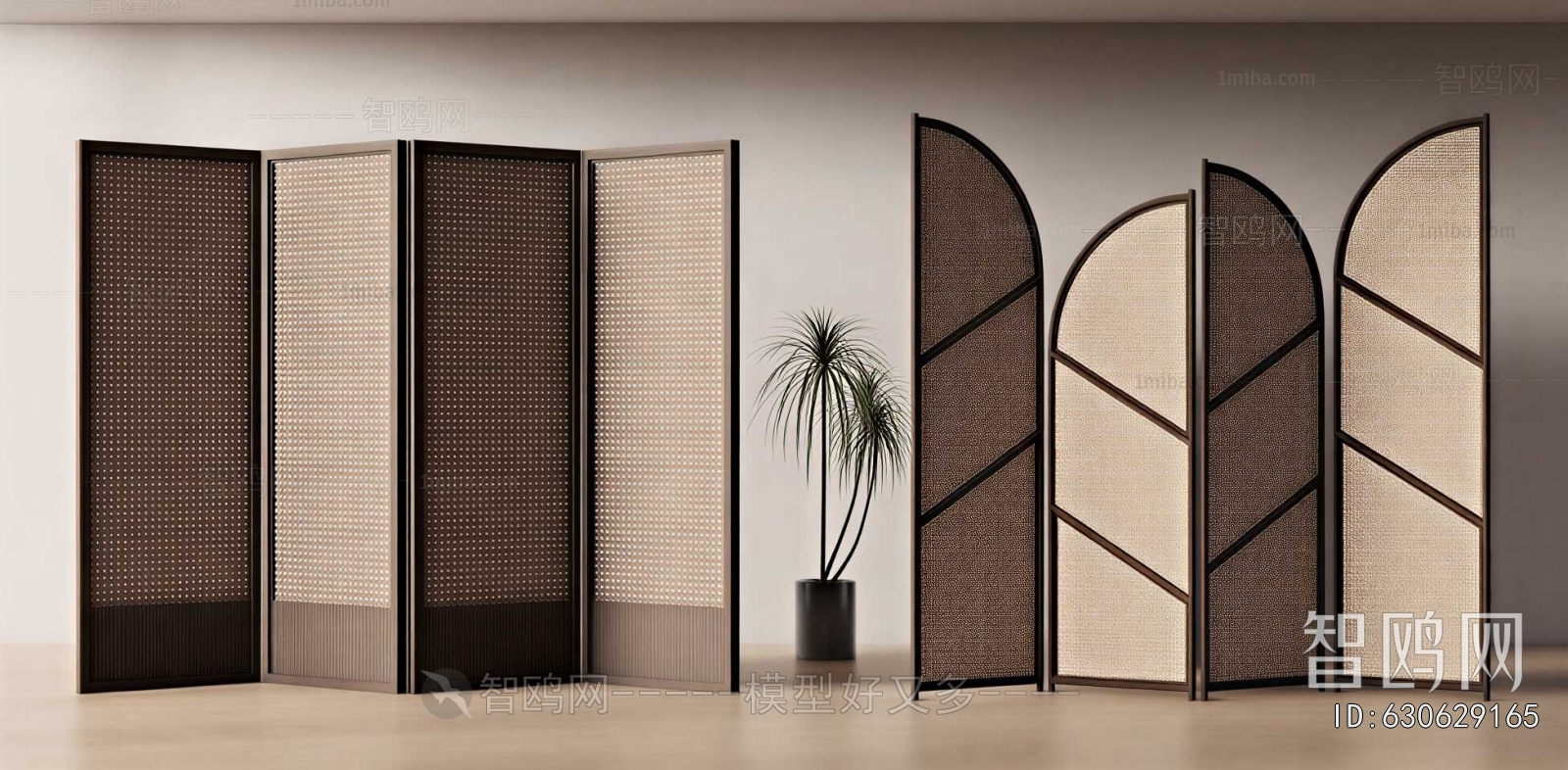 Wabi-sabi Style Partition