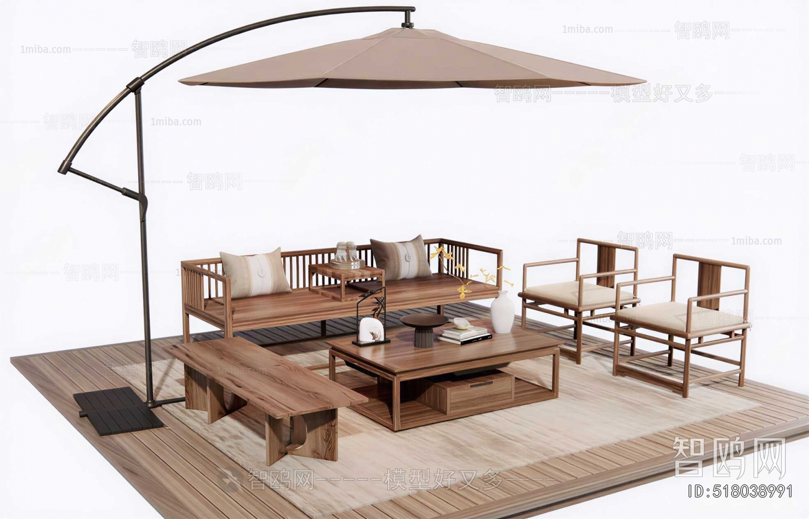 New Chinese Style Sofa Combination