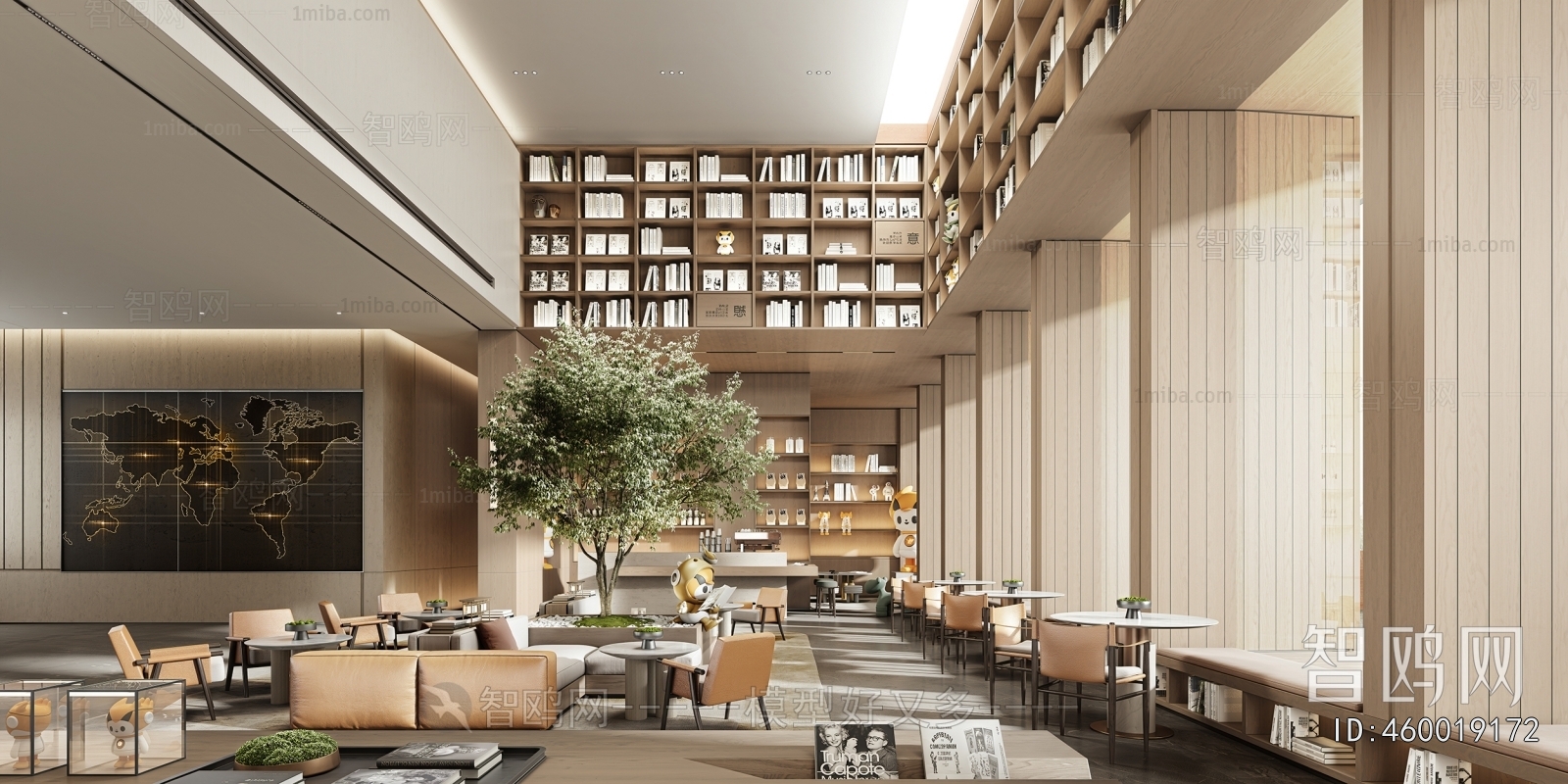 Modern Bookstore Book Bar