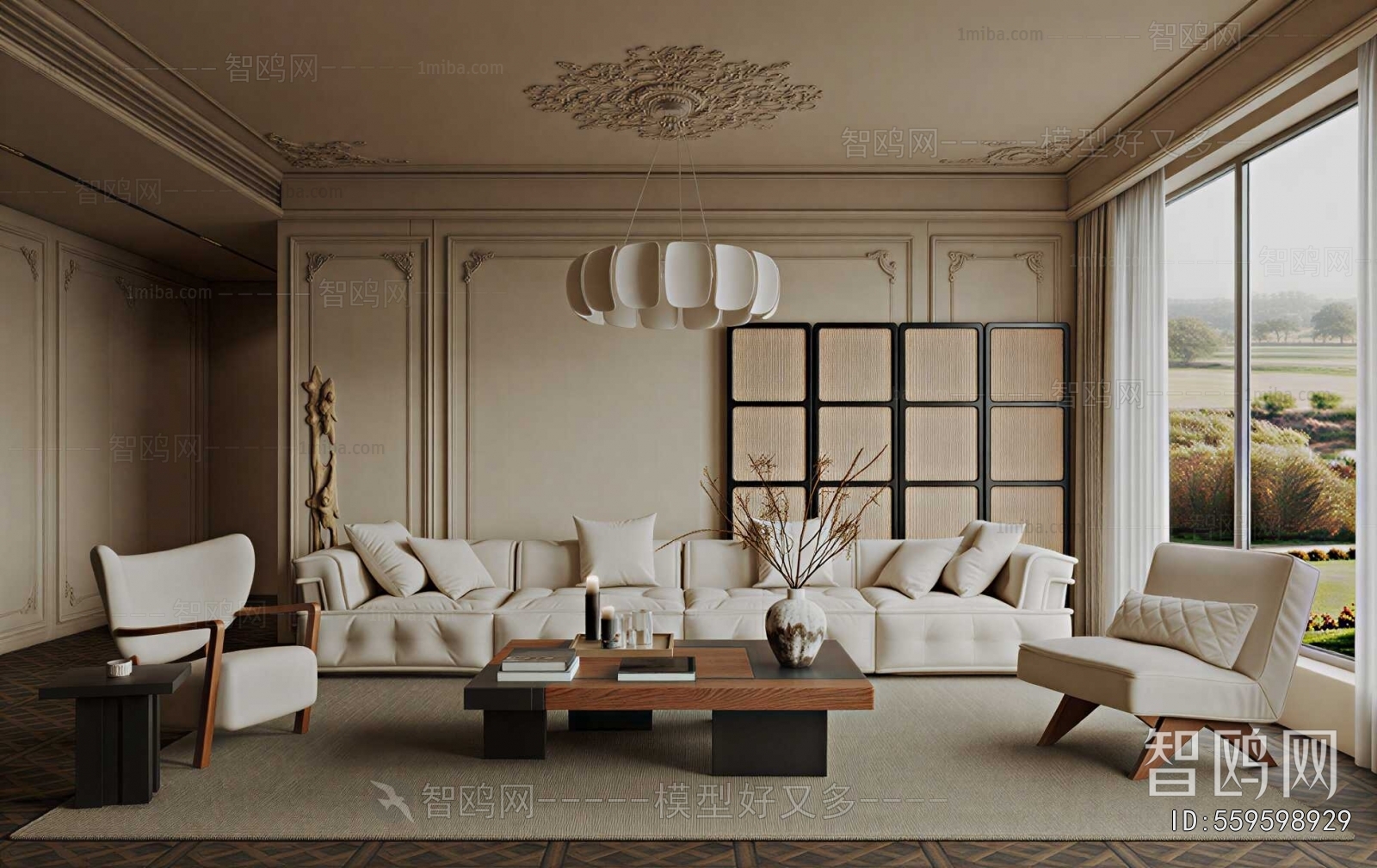 French Style A Living Room