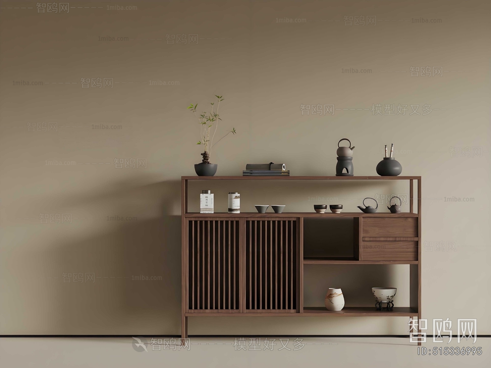 New Chinese Style Entrance Cabinet