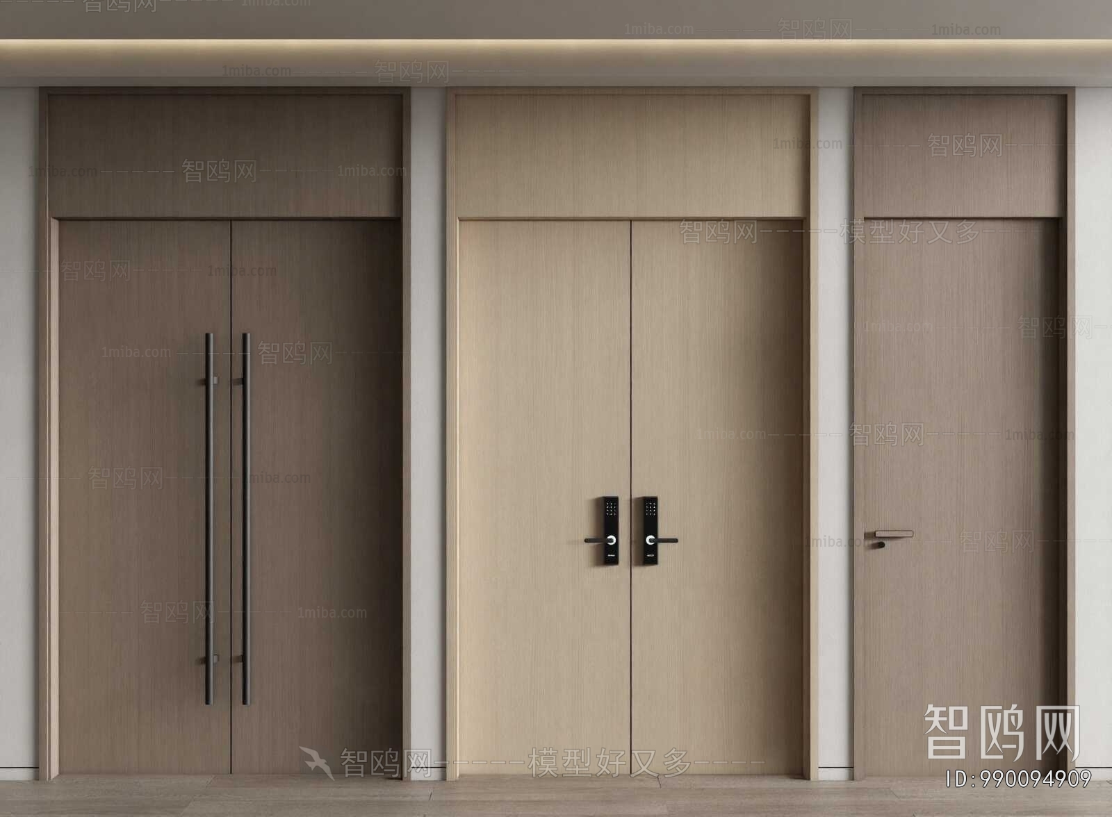 Modern Double Door