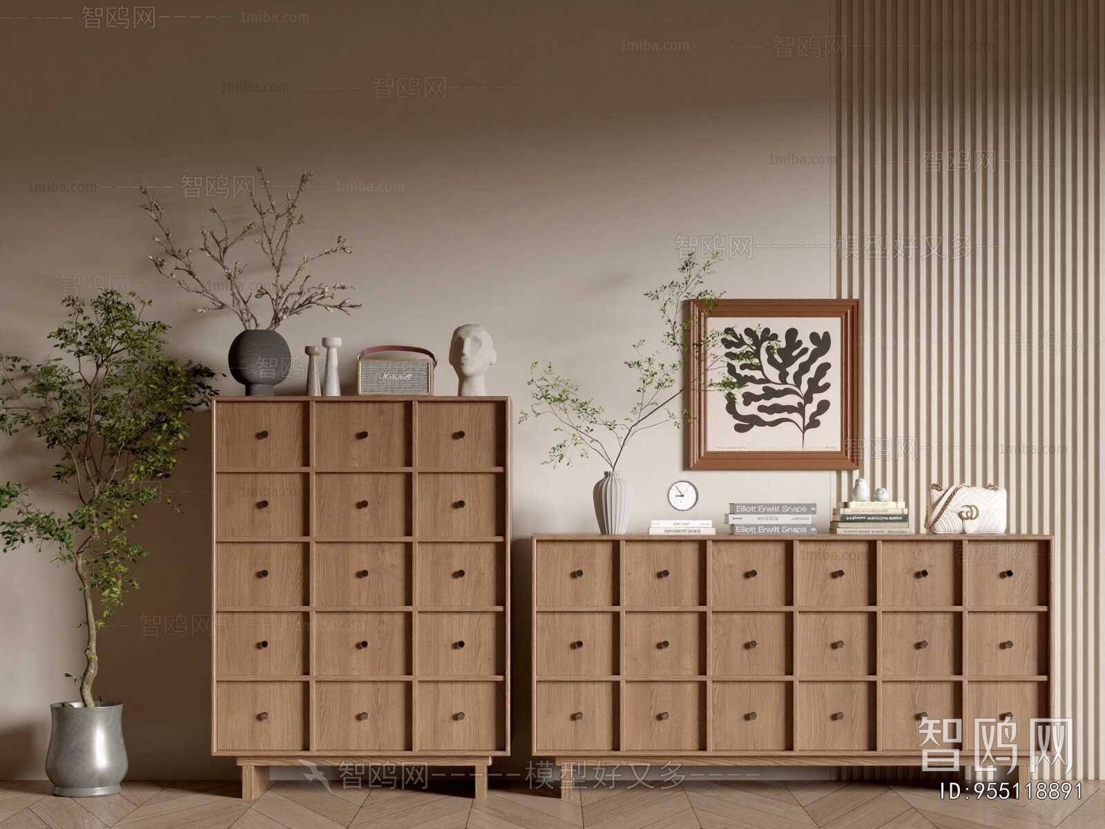 Wabi-sabi Style Chest Of Drawers