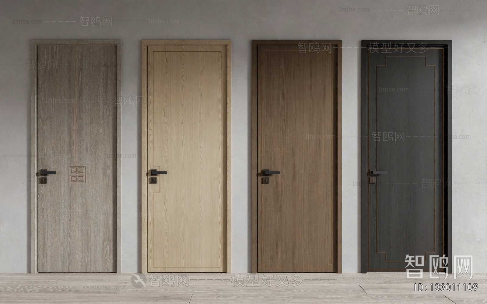 New Chinese Style Single Door