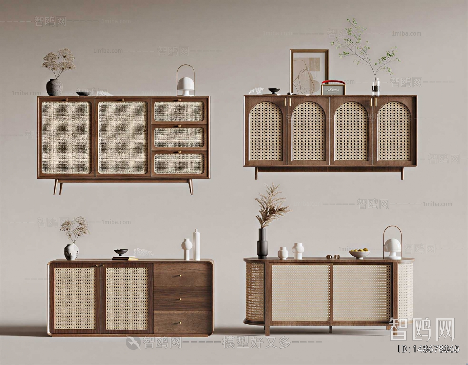 Wabi-sabi Style Entrance Cabinet