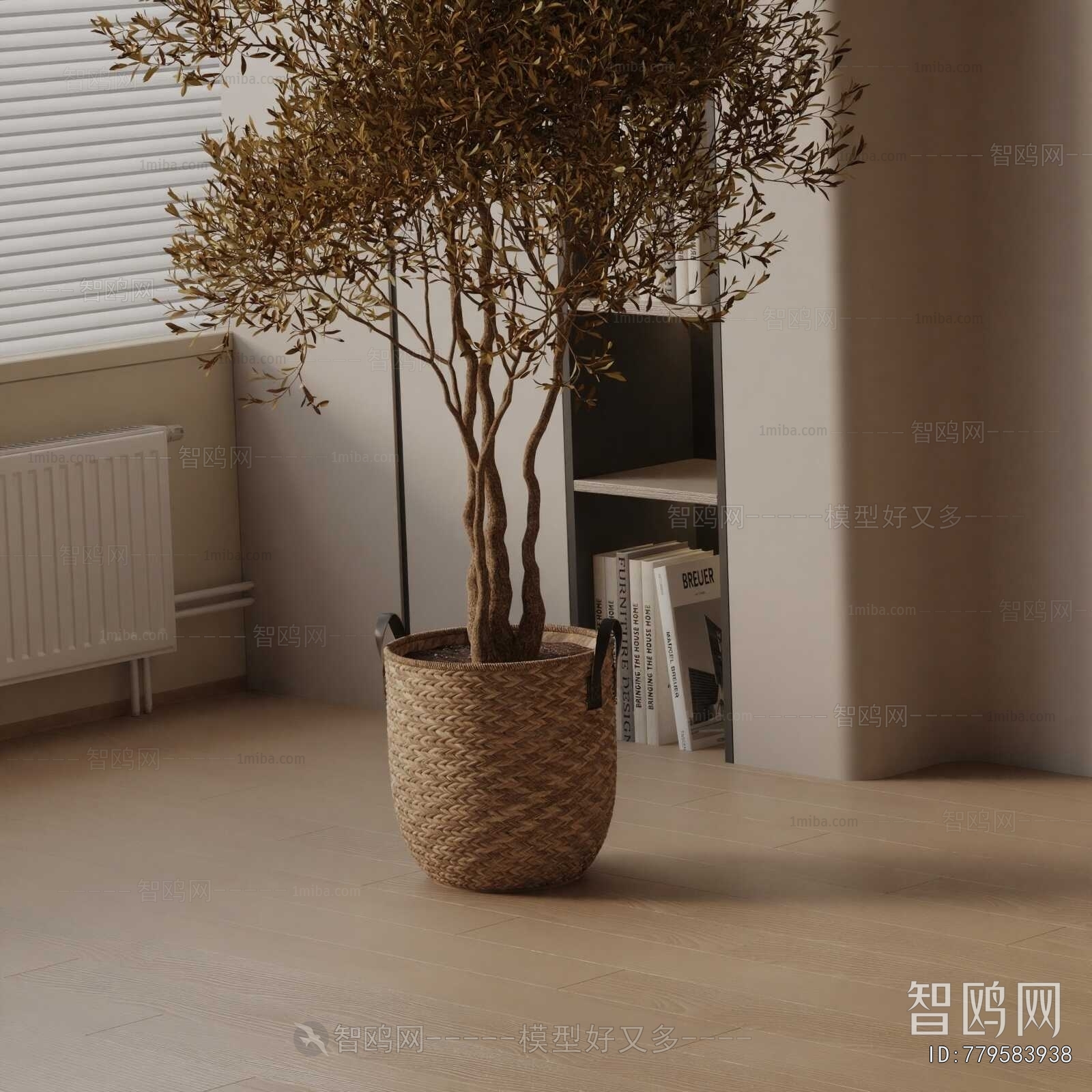 Wabi-sabi Style Ground Green Plant Potted Plants