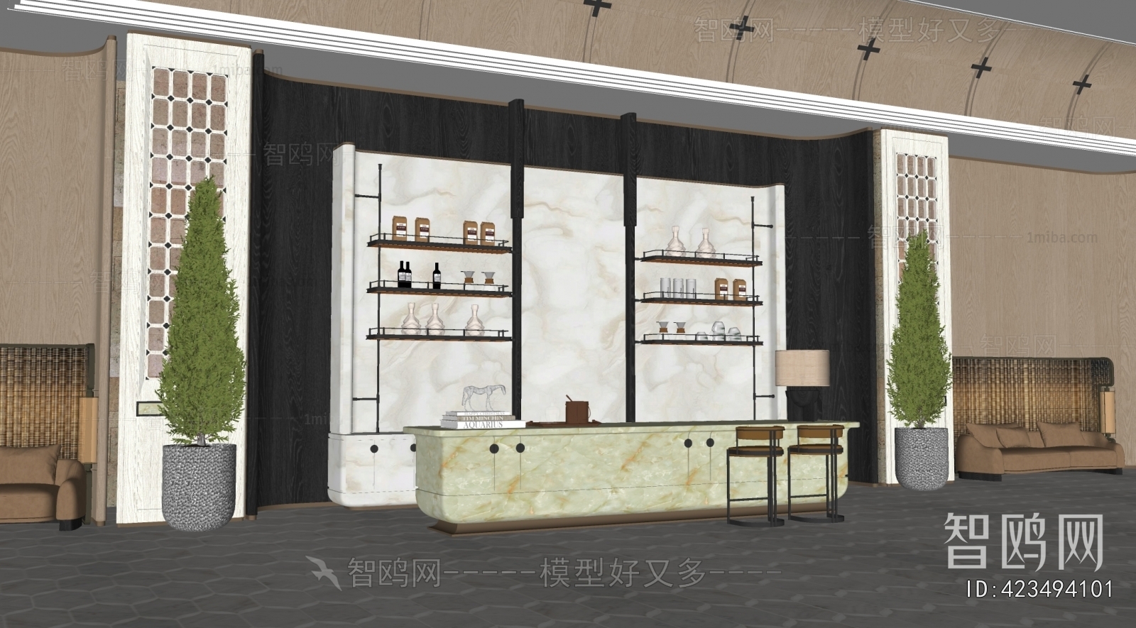 Modern Real Estate Sales Office