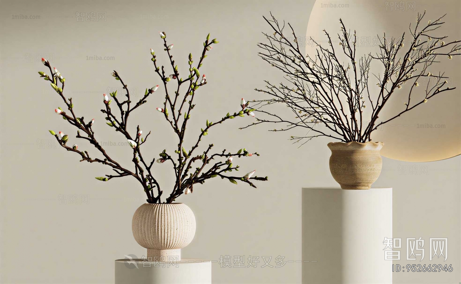 Wabi-sabi Style Dried Branch