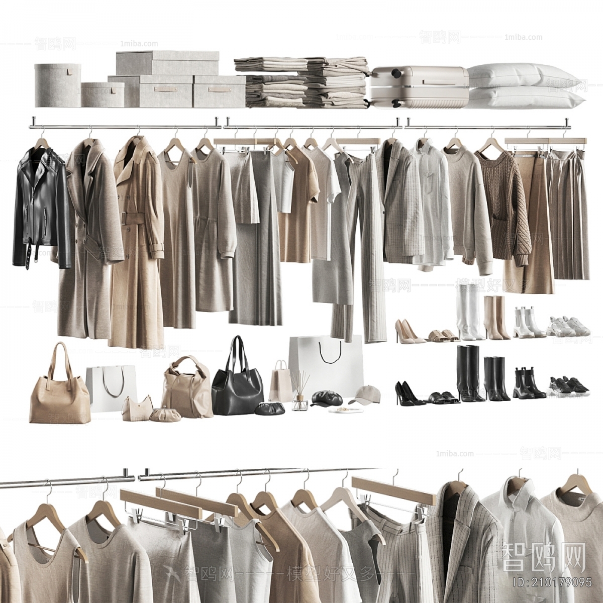 Modern Clothes, Bags And Shoes