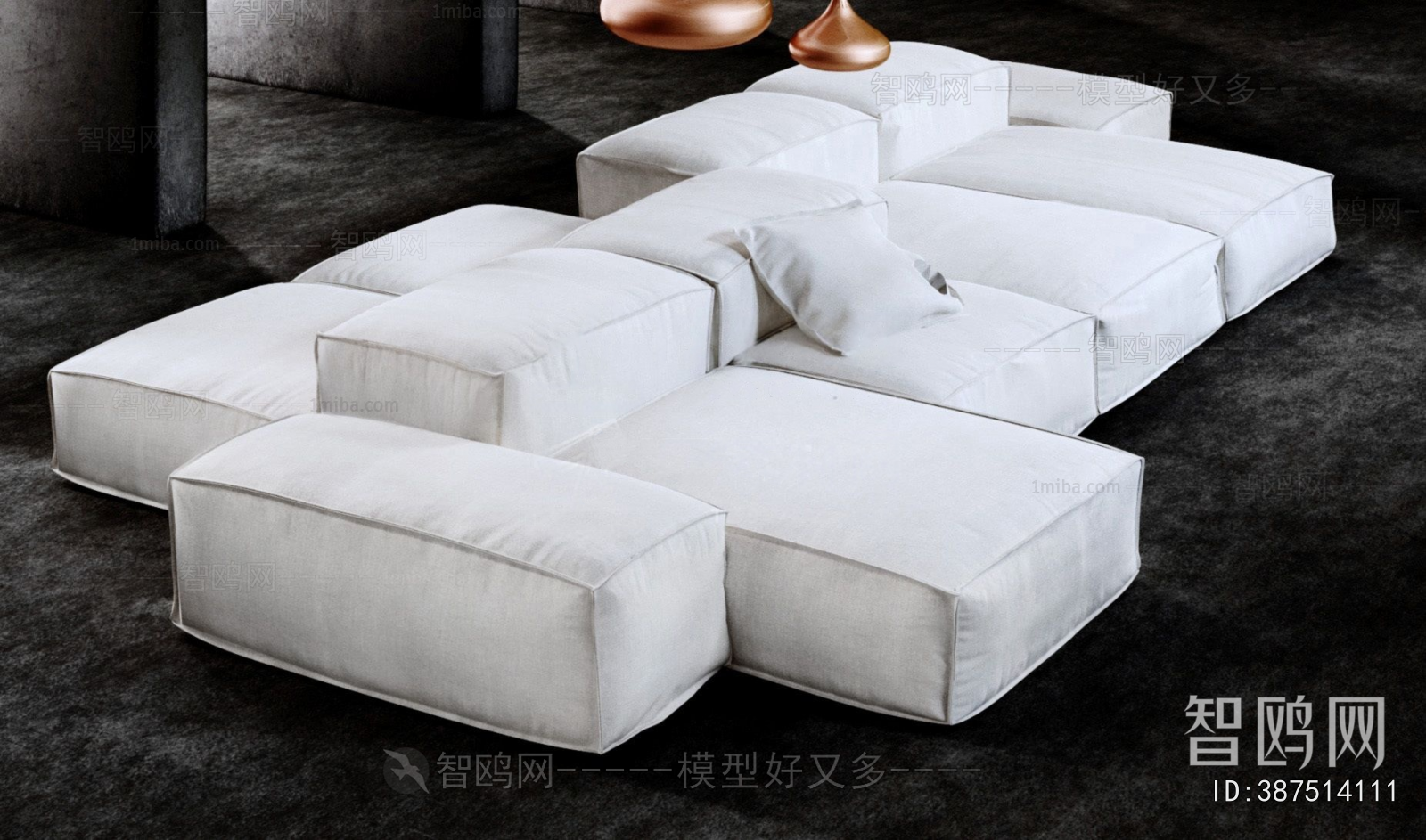 Modern Multi Person Sofa